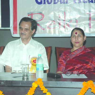 With Cabinet Minister Krishna Tirath
