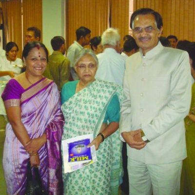 With Delhi Chief Minister Sheela Dixit