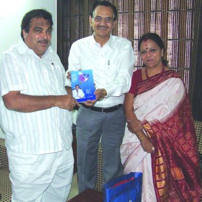 With Nitin Gadkari